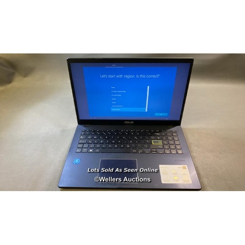 9740 - ASUS E510 / 4GB RAM / 64GB HD / INTEL CELERON N4020 @ 1.10GHZ / SN: M6N0CX04F89822C / WINDOWS 10 OPE... 