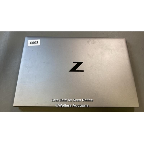 9742 - HP ZBOOK FIREFLY 14 G8 / HD REMOVED / INTEL I7 PROCESSOR / SN: 5CG15249K4 - BIOS LOCKED