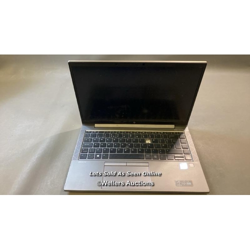 9742 - HP ZBOOK FIREFLY 14 G8 / HD REMOVED / INTEL I7 PROCESSOR / SN: 5CG15249K4 - BIOS LOCKED