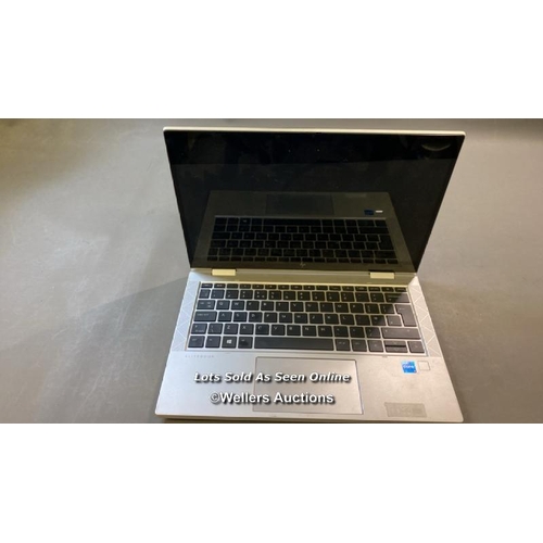 9744 - HP ELITEBOOK X360 830 G8 / HD REMOVED / INTEL I5 PROCESSOR / SN: 5CG1432P3S - BIOS LOCKED