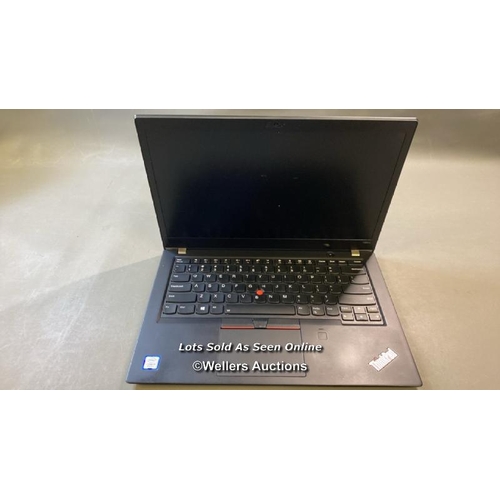 9749 - LENOVO THINKPAD T480S / 8GB RAM / 250GB HD / I5-8250U @ 1.60GHZ / SN: PC1D8AQP / WINDOWS 10 OPERATIN... 