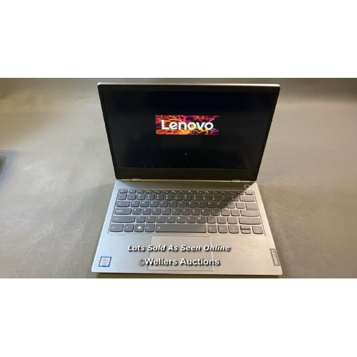 9751 - LENOVO THINKBOOK 13S / 8GB RAM / 250GB HD / I7-8565U @ 1.80GHZ / SN: P2061HFA / WINDOWS 10 OPERATING... 