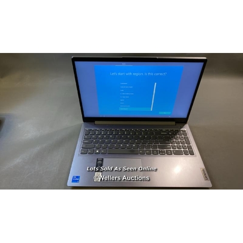 9752 - LENOVO IDEAPAD 3 / 8GB RAM / 250GB HD / I5-1235U @ 1.30GHZ / SN: PF44GL70 / WINDOWS 10 OPERATING SYS... 