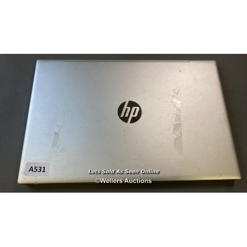 9756 - HP PAVILION / 16GB RAM / 500GB HD / RYZEN 7 4700U @ 2.0GHZ / SN: 5CD1151JDL / WINDOWS 10 OPERATING S... 