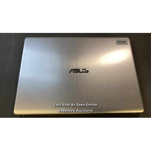 9763 - ASUS LAPTOP / 8GB RAM / 250GB HD / I5-8265U @ 1.60GHZ / WINDOWS 10 OPERATING SYSTEM / POWERS UP