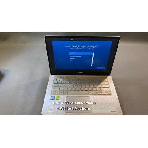 9763 - ASUS LAPTOP / 8GB RAM / 250GB HD / I5-8265U @ 1.60GHZ / WINDOWS 10 OPERATING SYSTEM / POWERS UP