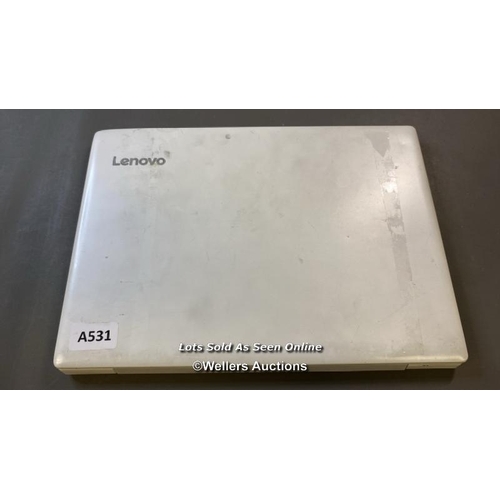 9772 - LENOVO IDEAPAD 320S / 4GB RAM / 128GB HD / INTEL PENTIUM 44154 @ 2.30GHZ / SN: MP1EPUJ3 - CHASSIS DA... 