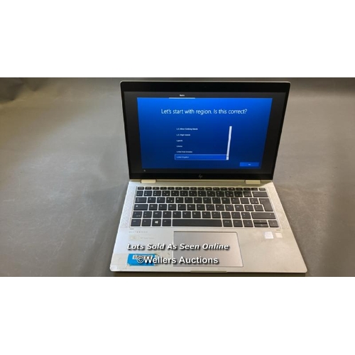 9773 - HP ELITEBOOK X360 1030 G4 / 8GB RAM / 250GB HD / I5-8265U @ 1.60GHZ / SN: 5CD951D592 / WINDOWS 10 OP... 