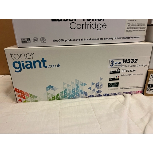 14 - X5 ASSORTED NEW TONER CARTRIDGES