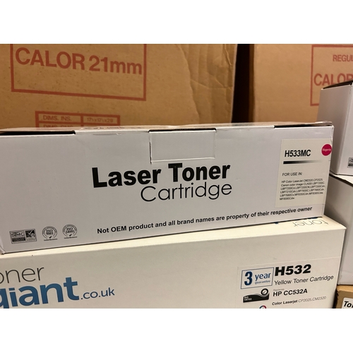 14 - X5 ASSORTED NEW TONER CARTRIDGES