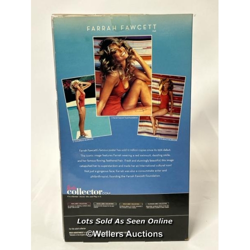 14 - Barbie Collector, Farrah Fawcett doll V7161, 2010 and 30th Anniversary doll 11590, 1993, both unopen... 