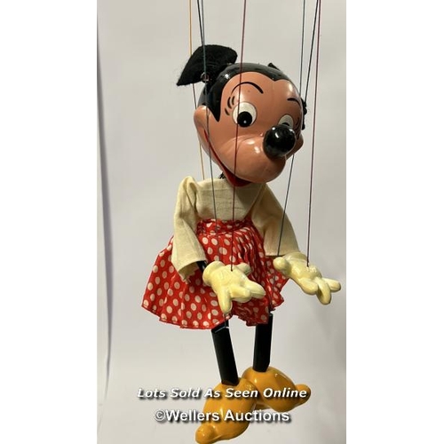 Pelham Puppets - Minnie Mouse in original box with instructions