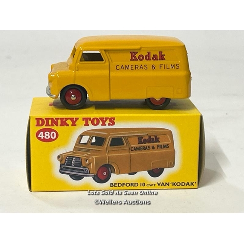 22 - Dinky Bedford 10 'Kodak' van no.480 and Triumph TR2 no.111, 2017 editions / AN3