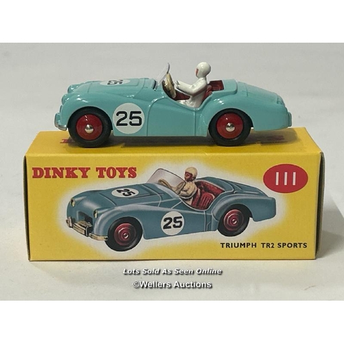 22 - Dinky Bedford 10 'Kodak' van no.480 and Triumph TR2 no.111, 2017 editions / AN3