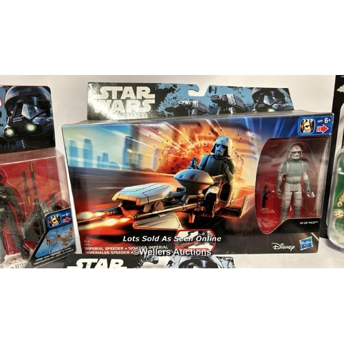 49 - Boxed modern Star Wars toys including The Vintage Collection Anakin Skywalker & Besbin Security Guar... 