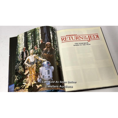 52 - Return of the Jedi Story book published by Random House, 1983 in good condition with Star Wars VHS i... 