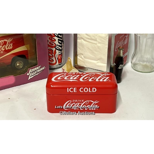 60 - Coca -Cola collectables including Johnny Lightning Ford van 1:24 scale model / AN9