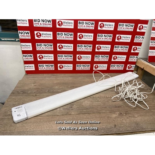 142 - FEIT SLIM 4FT (1.2M) LED SHOP LIGHT WITH PIR MOTION DETECTION / NO POWER / SIGNS OF USE / P7