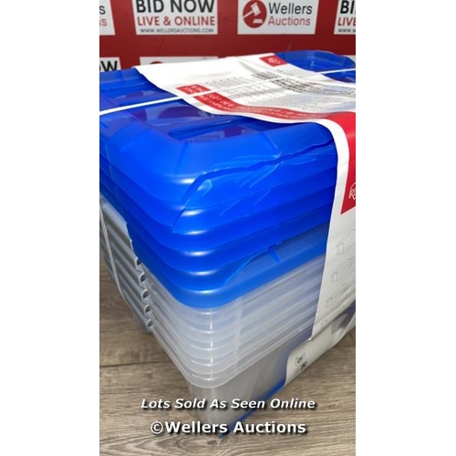 145 - IRIS 15L STORAGE BOXES / NEW BUT DAMAGED / A18