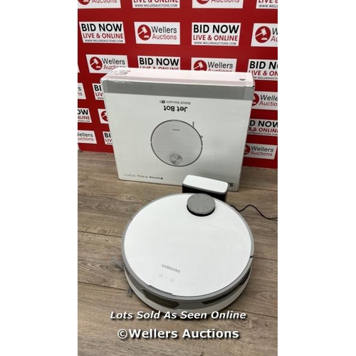 162 - SAMSUNG JET BOT ROBOT VACUUM CLEANER / POWERS UP / SIGNS OF USE / A21