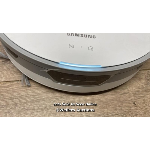 162 - SAMSUNG JET BOT ROBOT VACUUM CLEANER / POWERS UP / SIGNS OF USE / A21