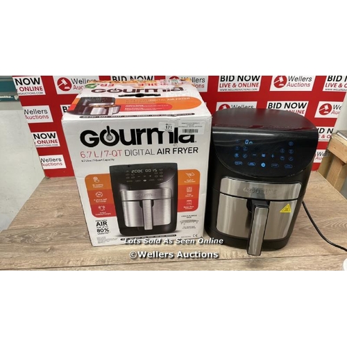 171 - GOURMIA 6.7L DIGITIAL AIR FRYER / POWERS UP / SIGNS OF USE / W1