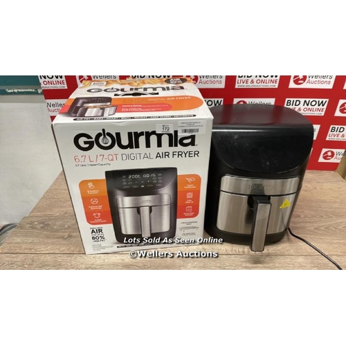 172 - GOURMIA 6.7L DIGITIAL AIR FRYER / W1