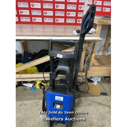 184 - NILFISK D140.4-9 XTRA PRESSURE WASHER / POWERS UP / SIGNS OF USE / P7