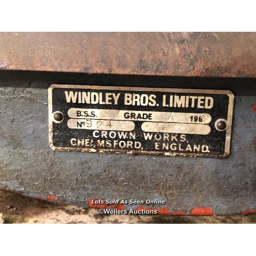 57 - WINDLEY BROS. LTD SURFACE PLATE, 45CM SQ.