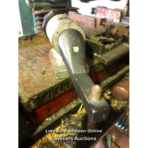 66 - VICTAEAGLE SURFACE GRINDER, COMPLETE WITH DIAMOND DRESSER AND HERBERT DIE HEAD SHARPENERS, IN WORKIN... 