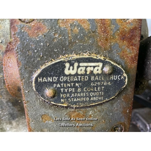 68 - H. W. WARD AND SON CAPSTAN 2A LATHE, 3 PHASE, INCL. 3 JAW CHUCK, IN WORKING ORDER