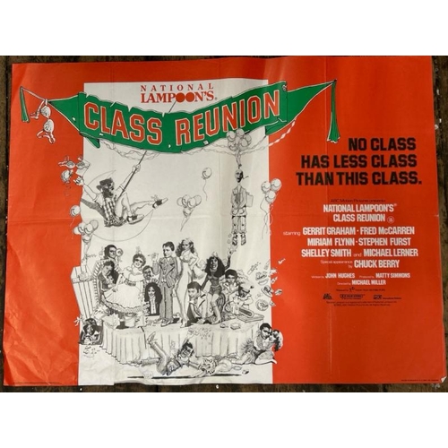 619 - NATIONAL LAMPOON'S CLASS REUNION, ORIGINAL FILM POSTER, PRINTED IN ENGLAND BY W. E. BERRY BRADFORD, ... 