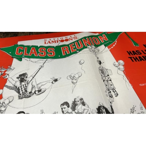 619 - NATIONAL LAMPOON'S CLASS REUNION, ORIGINAL FILM POSTER, PRINTED IN ENGLAND BY W. E. BERRY BRADFORD, ... 