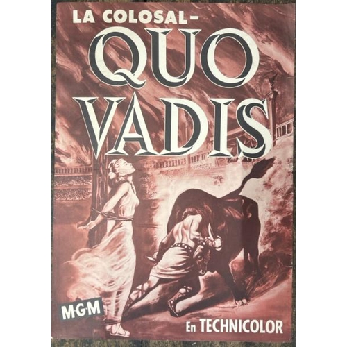 624 - LA QUO VADIS, ORIGINAL FILM POSTER, 39.5CM W X 56CM H