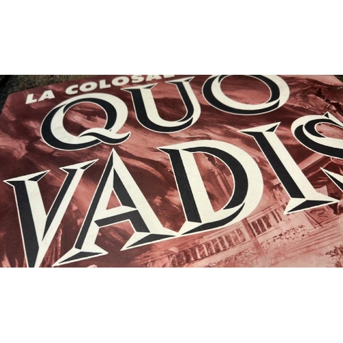 624 - LA QUO VADIS, ORIGINAL FILM POSTER, 39.5CM W X 56CM H