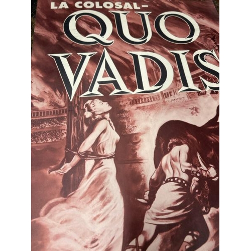 624 - LA QUO VADIS, ORIGINAL FILM POSTER, 39.5CM W X 56CM H