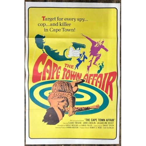 627 - THE CAPE TOWN AFFAIR, ORIGINAL FILM POSTER, PRINTED IN THE USA, 69CM W X 104CM H