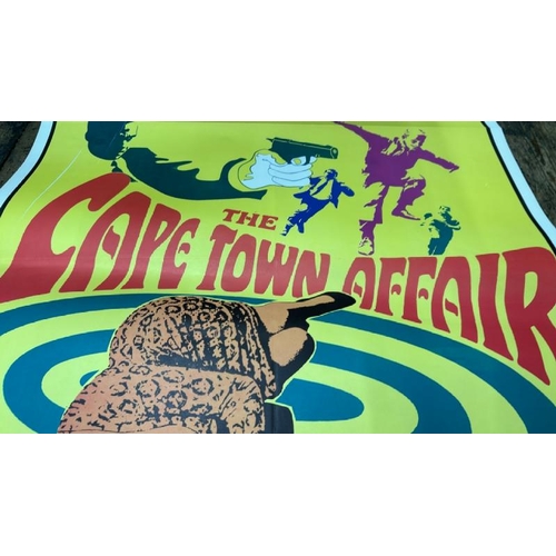 627 - THE CAPE TOWN AFFAIR, ORIGINAL FILM POSTER, PRINTED IN THE USA, 69CM W X 104CM H