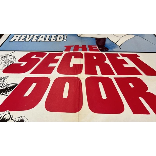 631 - THE SECRET DOOR STARRING ROBERT HUTTON, ORIGINAL FILM POSTER, 64/56, PRINTED IN THE USA, 68.8CM W X ... 