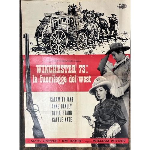 638 - WINCHESTER 73' LE FUORILEGGE DEL WEST, ORIGINAL FILM POSTER, 68CM W X 104CM H