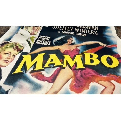 639 - MAMBO, ORIGINAL FILM POSTER, 54/465, 68.5CM X 104CM H