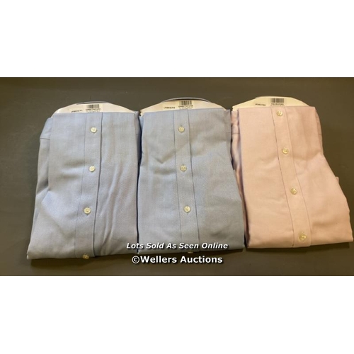 9536 - X3 NEW CHARLES TYRWHITT SHIRTS SIZE 16/35IN