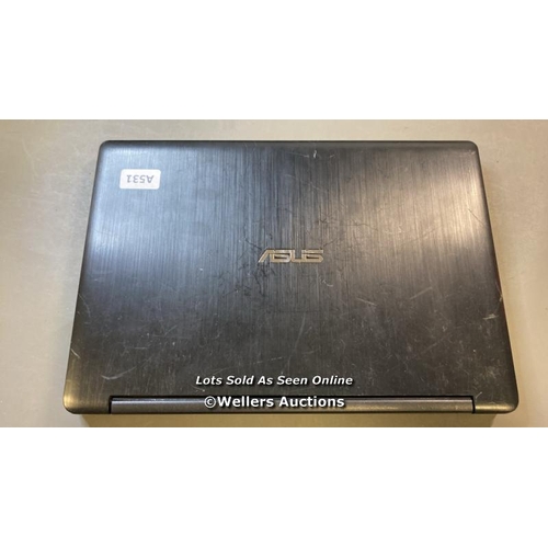 9593 - ASUS TP550L / 8GB RAM / 700GB HD / I7-4510U @ 2.0GHZ - SCREEN SCRATCHED / WINDOWS 10 OPERATING SYSTE... 