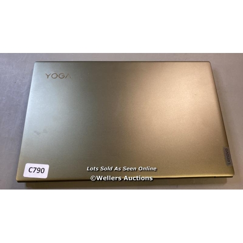 9597 - LENOVO YOGA SLIM 7 / 16GB RAM / 1TB HD / I7-10750H @ 2.60GHZ / SN: LRQDMZ1F / WINDOWS 10 OPERATING S... 