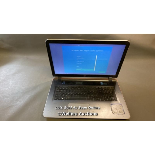 9602 - HP PAVILION / 8GB RAM / 2TB HD / AMD A8-7410 @ 2.20GHZ / / WINDOWS 10 OPERATING SYSTEM / POWERS UP &... 