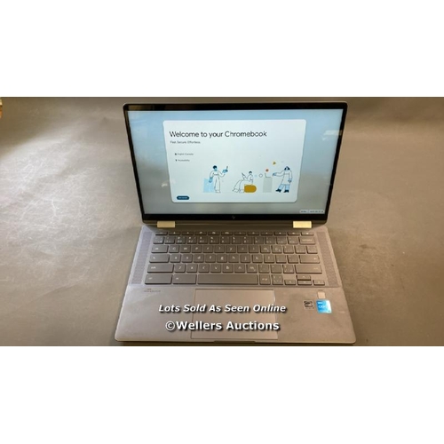 9615 - HP CHROMEBOOK X360 14CCC0010CA / SN: 8CG147593X - FACTORY SETTINGS RESTORED