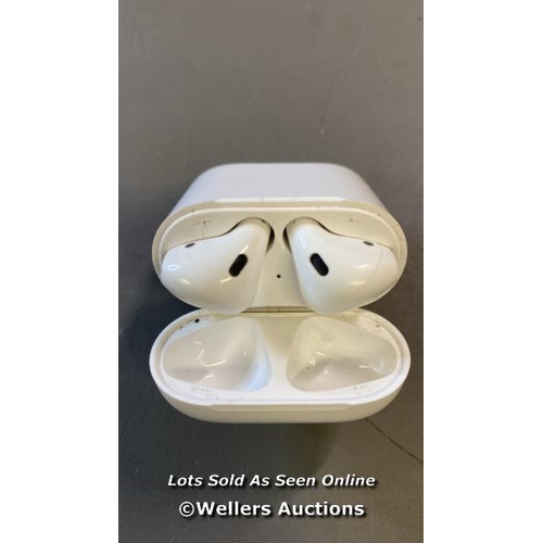 9654 - APPLE AIRPODS A1602 SERIAL H17KK26SLX2Y - BLUETOOTH CONNECTION TESTED