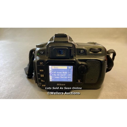 9697 - NIKON D50 DIGITAL CAMERA INCL. CAMERA BAG AND CHARGER