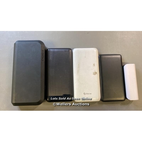 9708 - X5 POWERBANKS INCL. BSYYO AND BELKIN