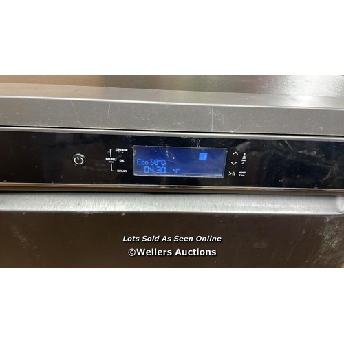 2015 - SHARP QW-HT43F393A DISHWASHER WITH SPACE FOR 15 PLACE SETTINGS & A++ ENERGY RATING / POWERS UP / SIG... 